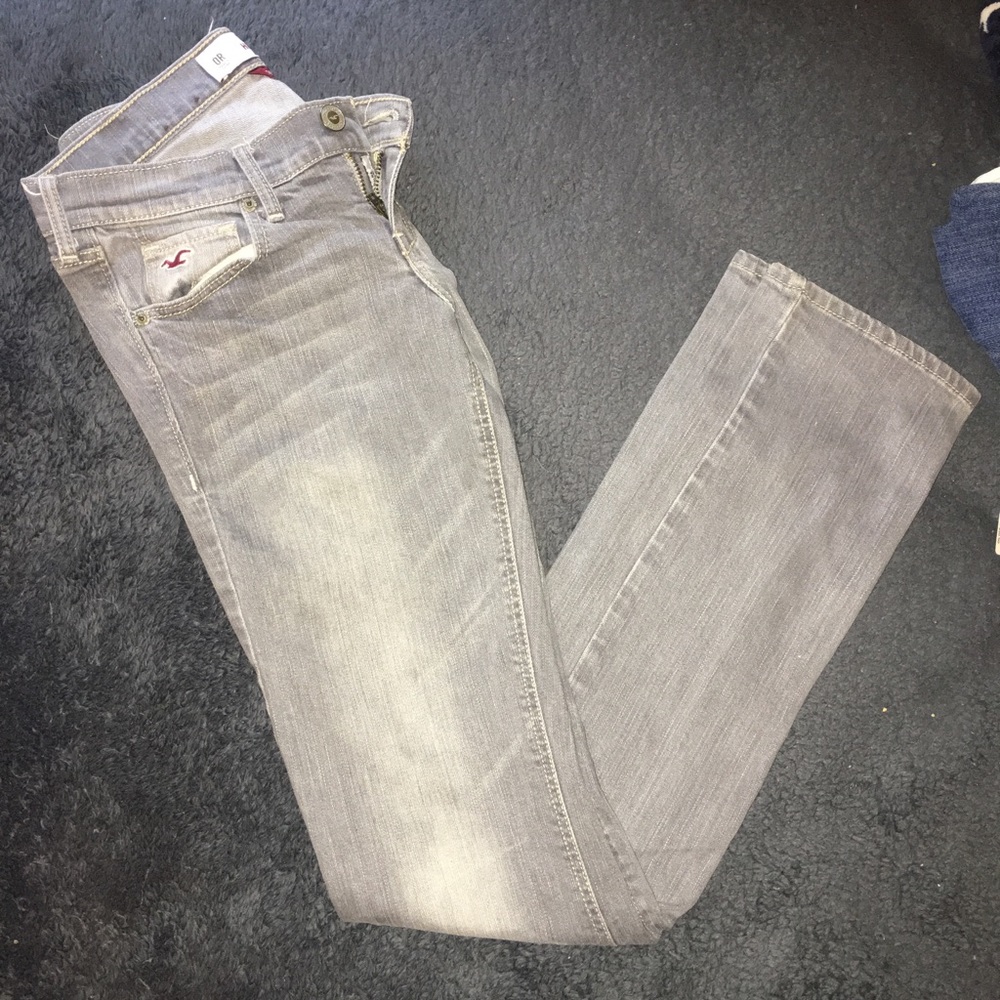 Gray Hollister jeans